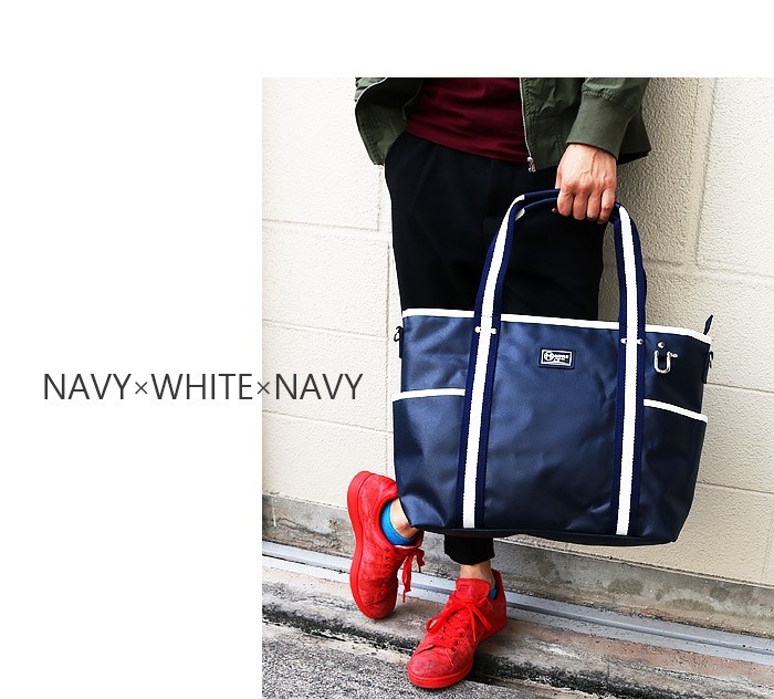 森野帆布 SF-0196 2WAY トートバッグ ワンサイズ オールネイビー