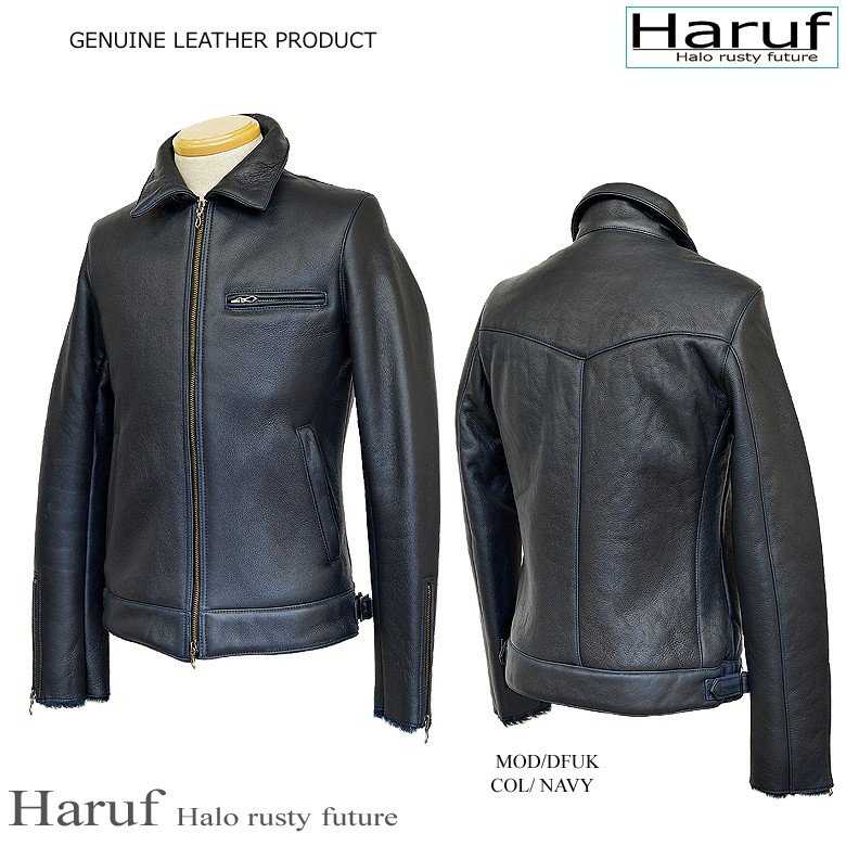 Haruf（ハルフ） ムートンジャケット ライダースジャケット メンズ 本