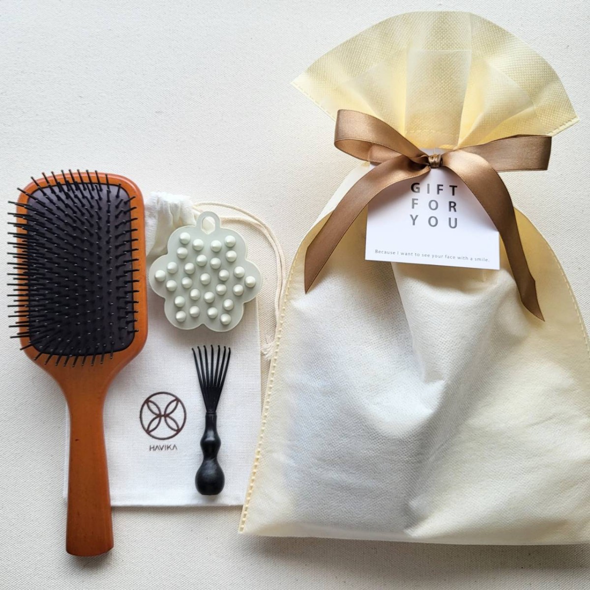 ウカ シャンプー&コンディショナー スカルプブラシセット uka /ウカ