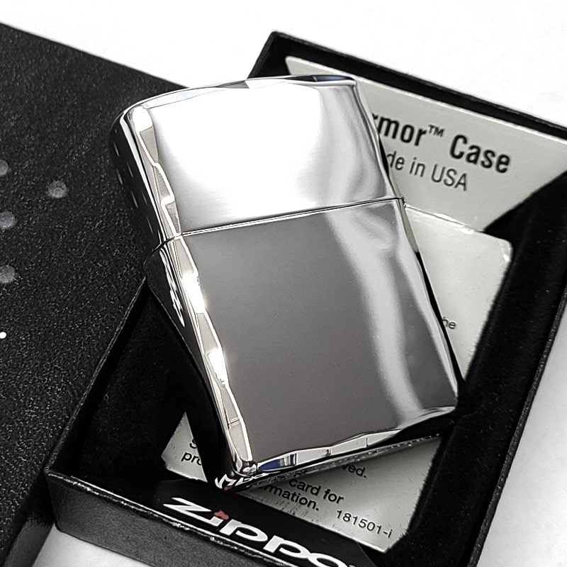 ZIPPO（ジッポー） アーマージッポ ライター 鏡面プラチナシルバー