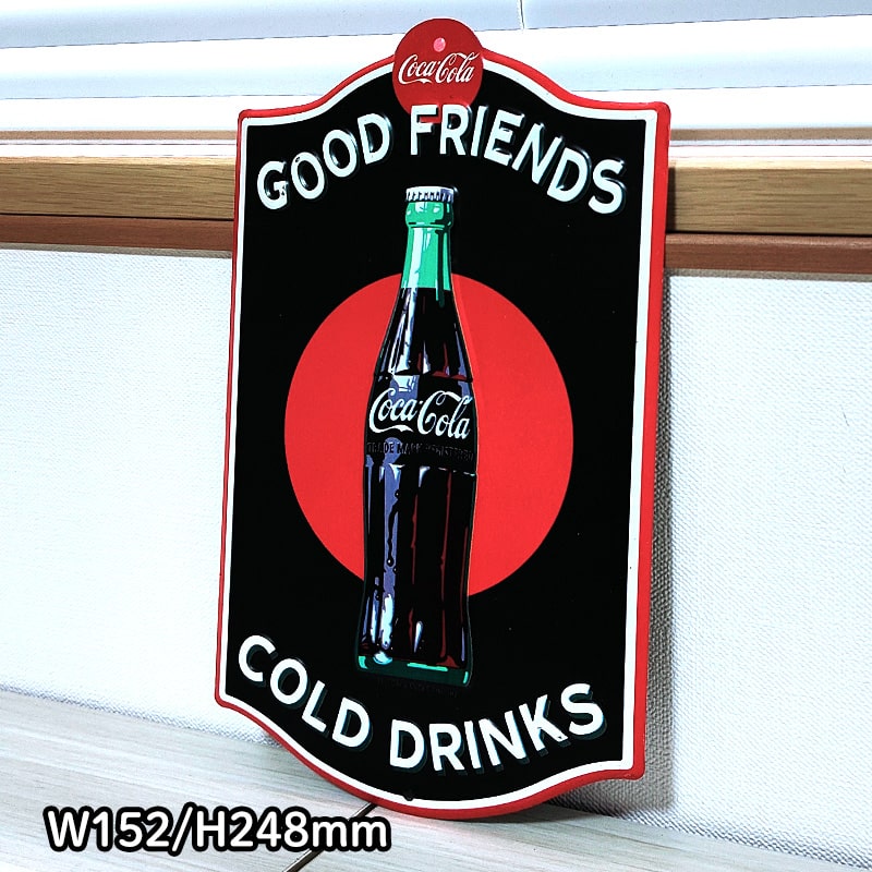 Coca Cola（コカコーラ） ブリキ看板 COCA-COLA 壁飾り プレート