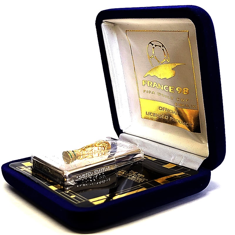 ZIPPO（ジッポー） レアナンバーNo007 一点物 FIFA ワールドカップ98