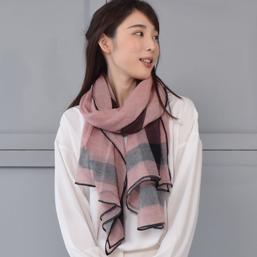 Merfirge 爆買 ウール 100％ 大判 薄手 ストール 紫外線対策 UV対策