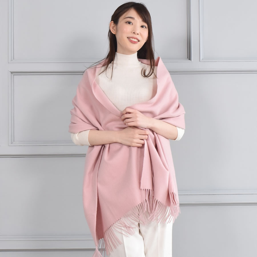 Merfirge 爆買 ストール 大判 カシミヤ100%【名入れ刺繍可】カシミヤ