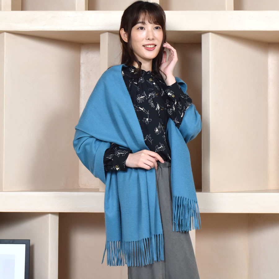 Merfirge 爆買 ストール 大判 カシミヤ100% カシミア 無地ストール