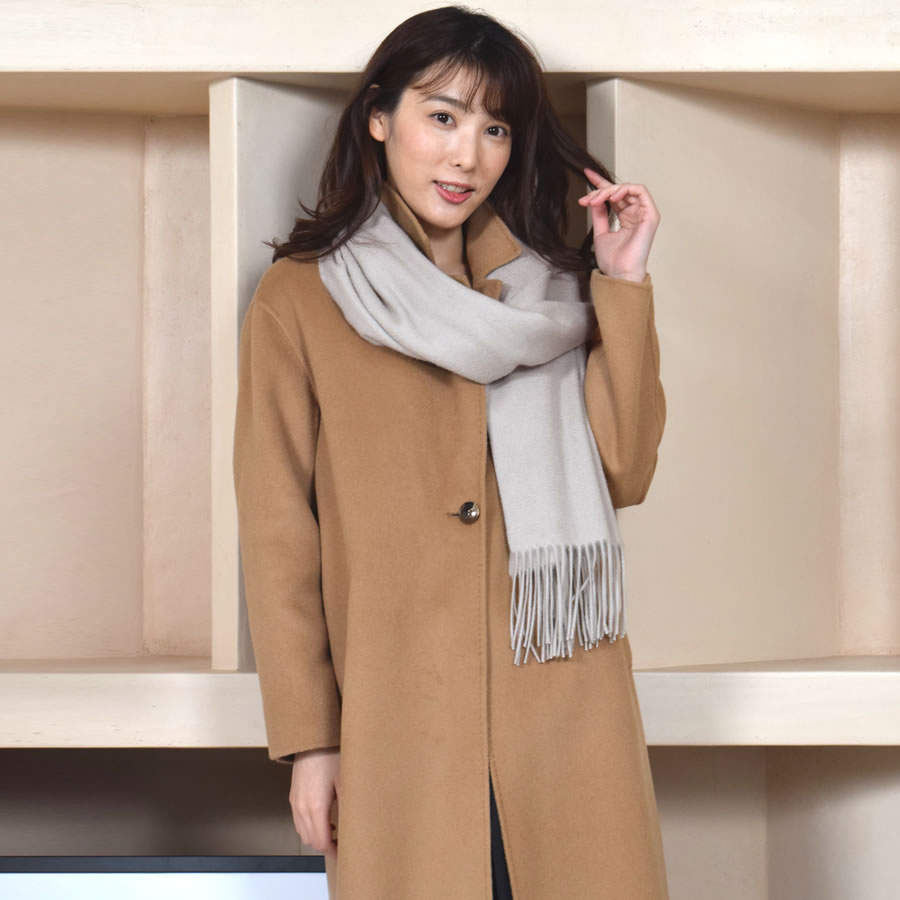 Merfirge 爆買 ストール 大判 カシミヤ100% カシミア 無地ストール