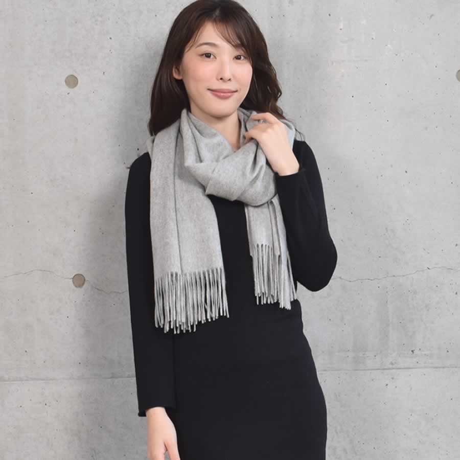 Merfirge 爆買 ストール 大判 カシミヤ100%【名入れ刺繍可】カシミヤ