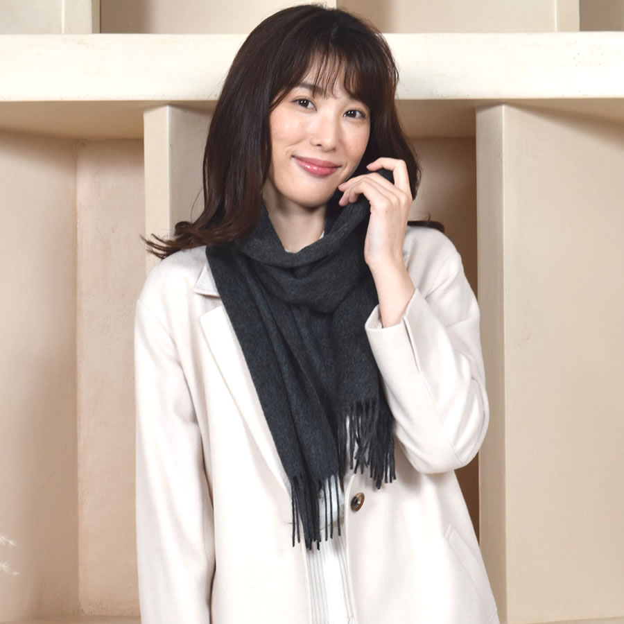 Merfirge 爆買 カシミヤ マフラー レディース カシミヤ100% フリンジ