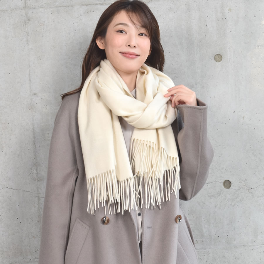 Merfirge 爆買 ストール 大判 カシミヤ100%【名入れ刺繍可】カシミヤ