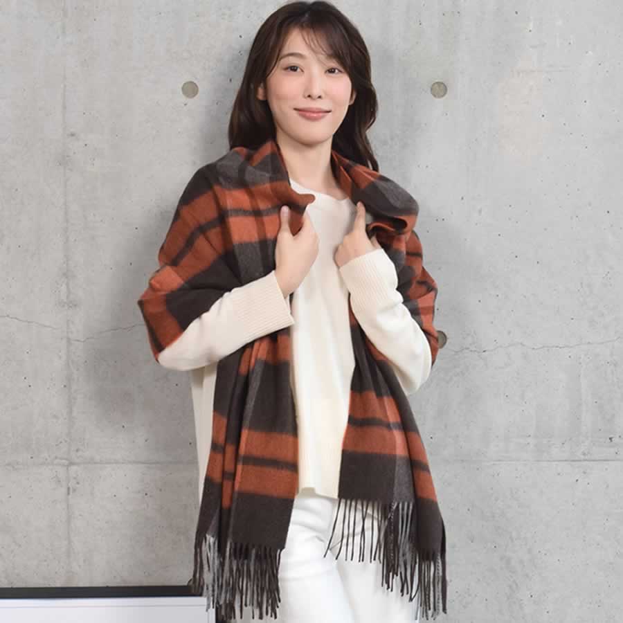 Merfirge 爆買 ストール カシミヤ100%【名入れ刺繍可】カシミヤ
