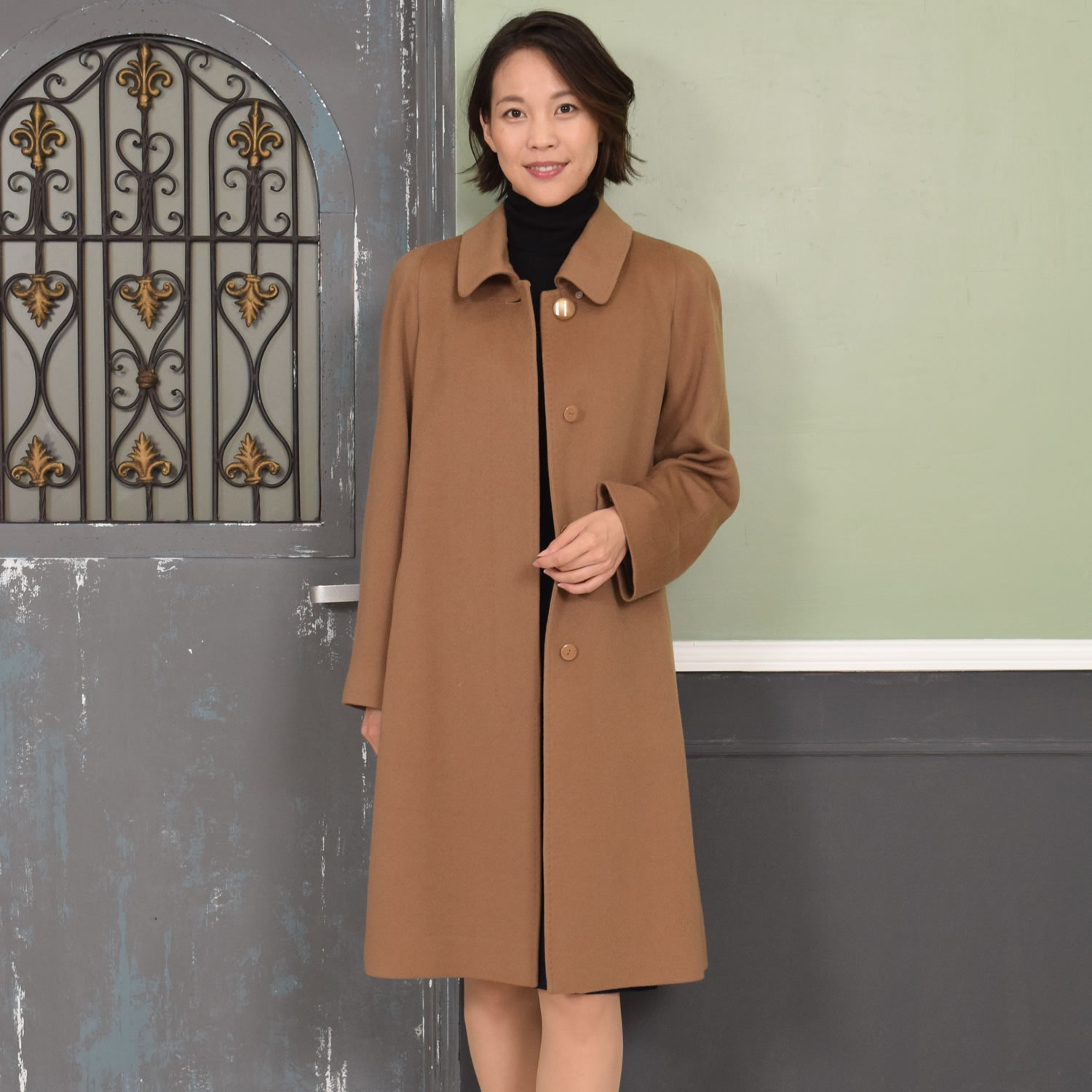 爆買 コートレディース カシミア 100% イタリア最高素材 カシミヤ 冠婚