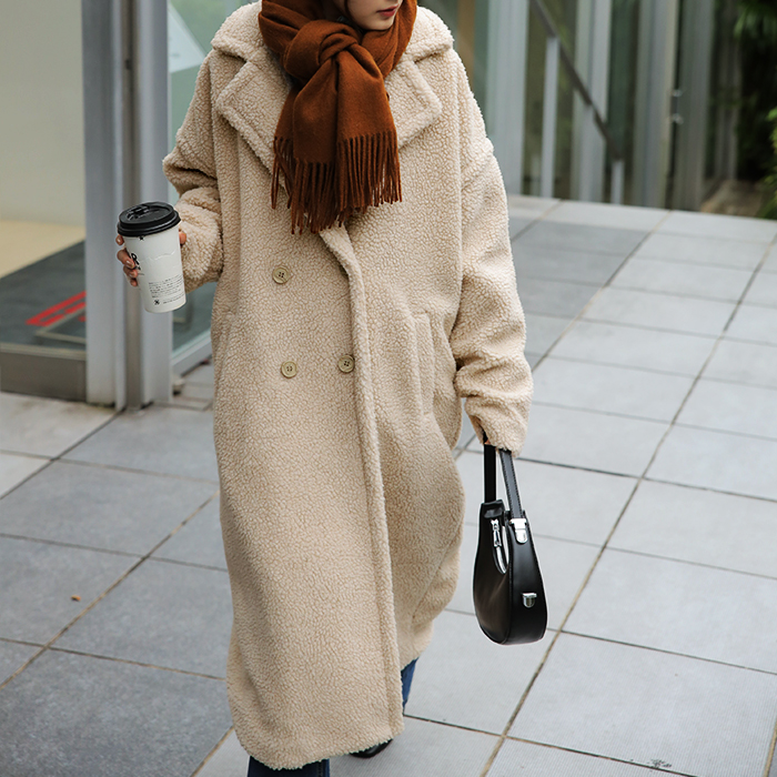 HUG.U（ハグユー） コート レディース アウター ボア ロングコート