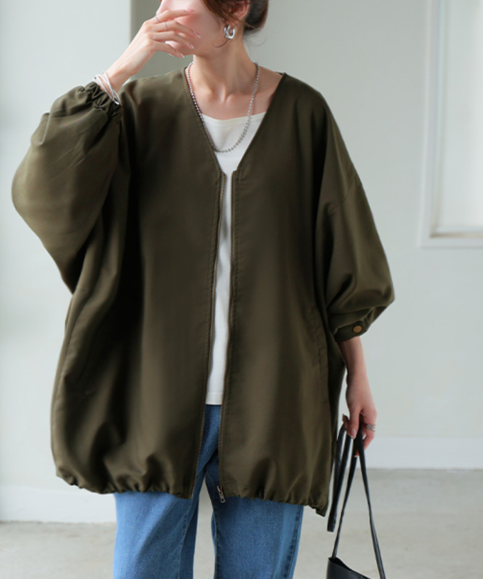 HUG.U（ハグユー） ジャケット ドルマン レディース アウター トップス