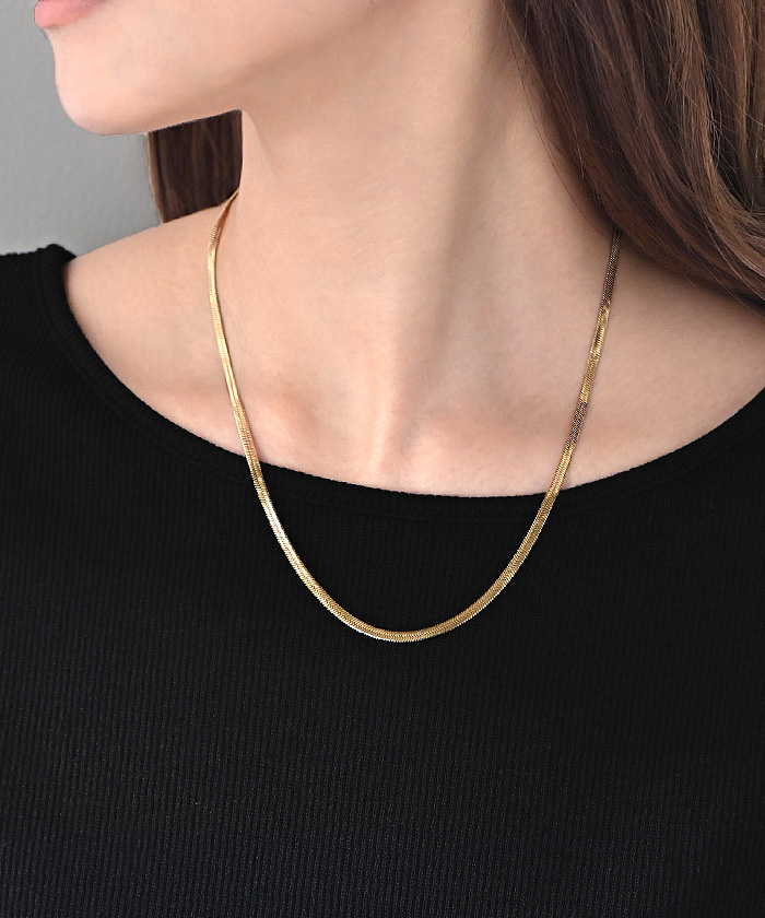 HUG.U（ハグユー） ネックレス スネーク チェーン レディース