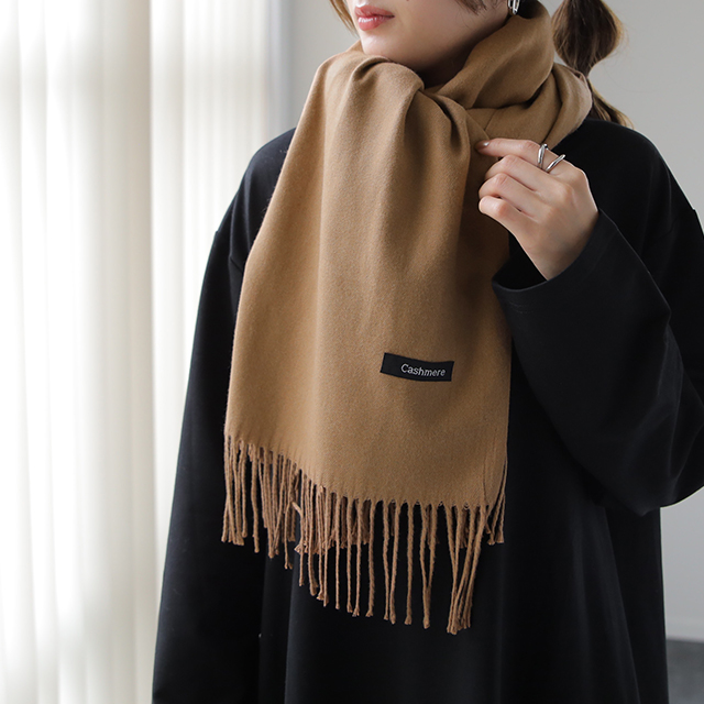 HUG.U（ハグユー） ストール カシミヤタッチ レディース 大判ストール