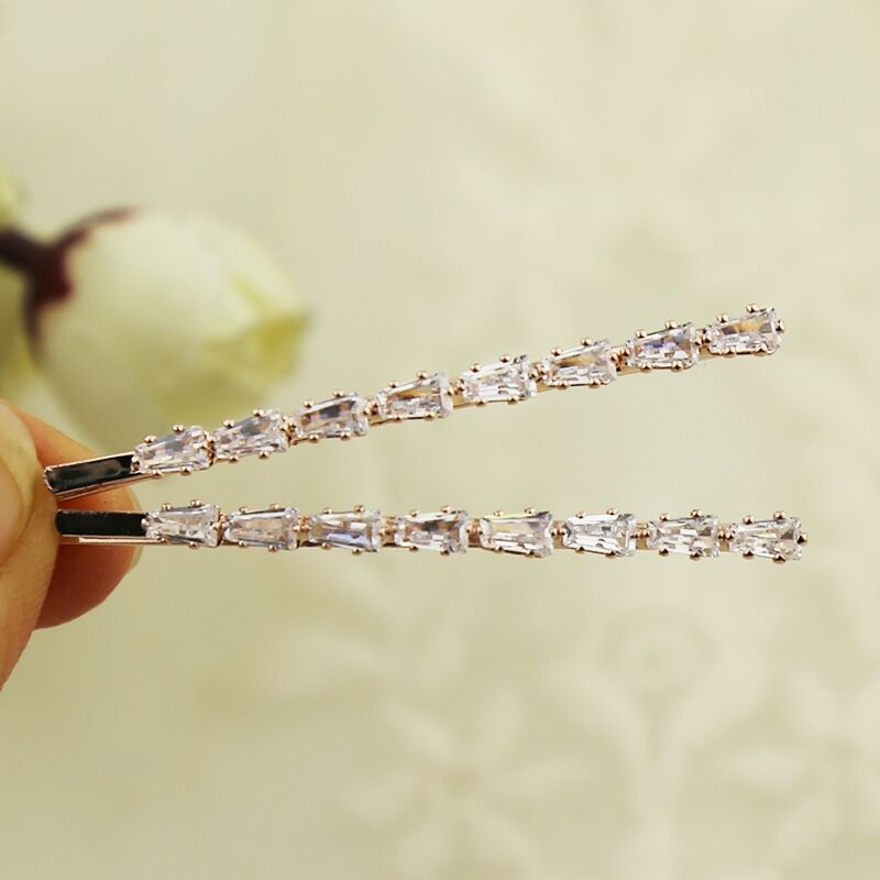 ヘアピン 2本セットクリスタルヘアピン 全2色 送料無料 大人 かわいい