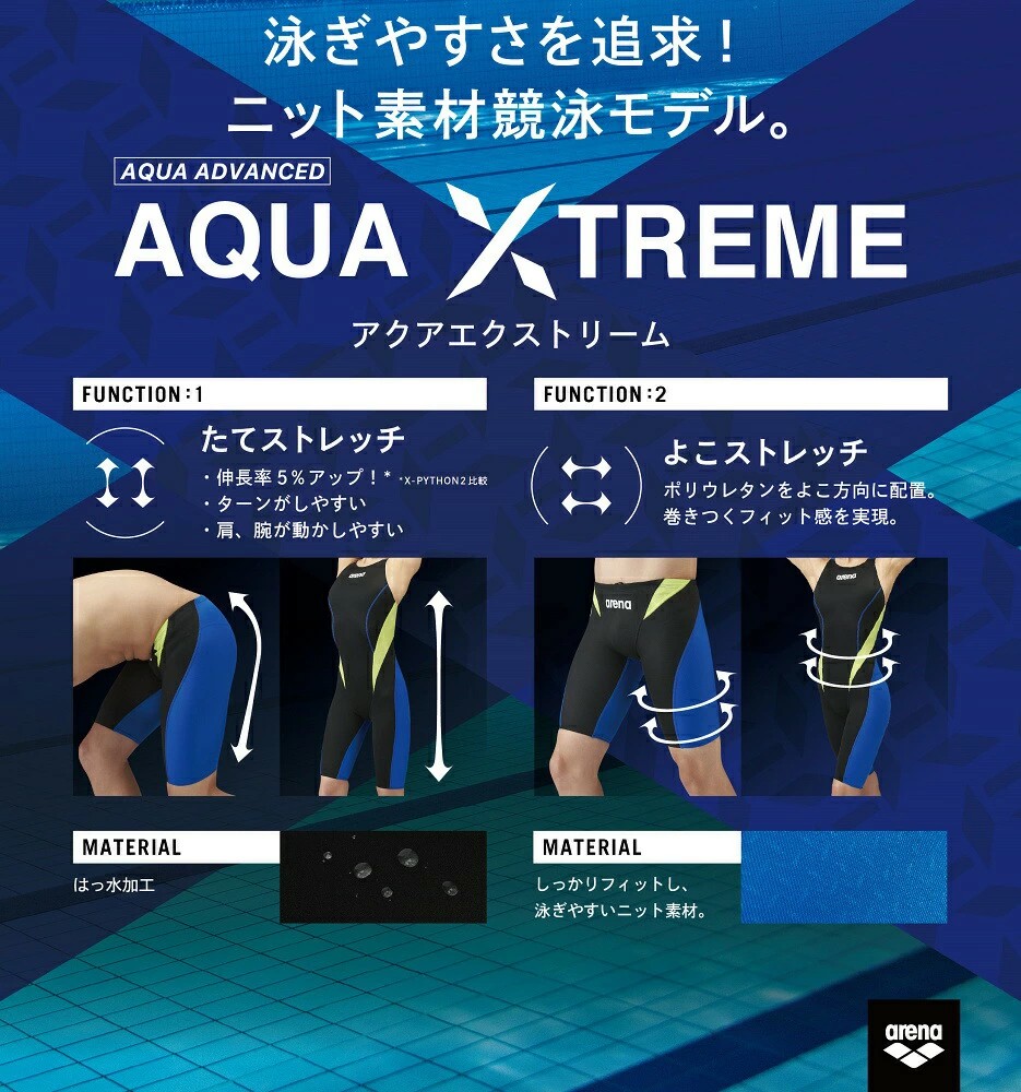 アリーナ（arena） 競泳水着 レディース WA承認モデル AQUA ADVANCED