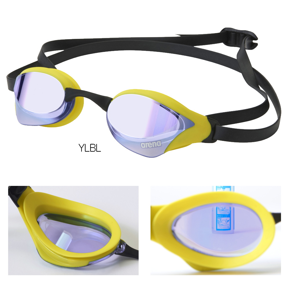アリーナ（arena） 水泳 レーシングゴーグル コブラコア ミラーレンズ