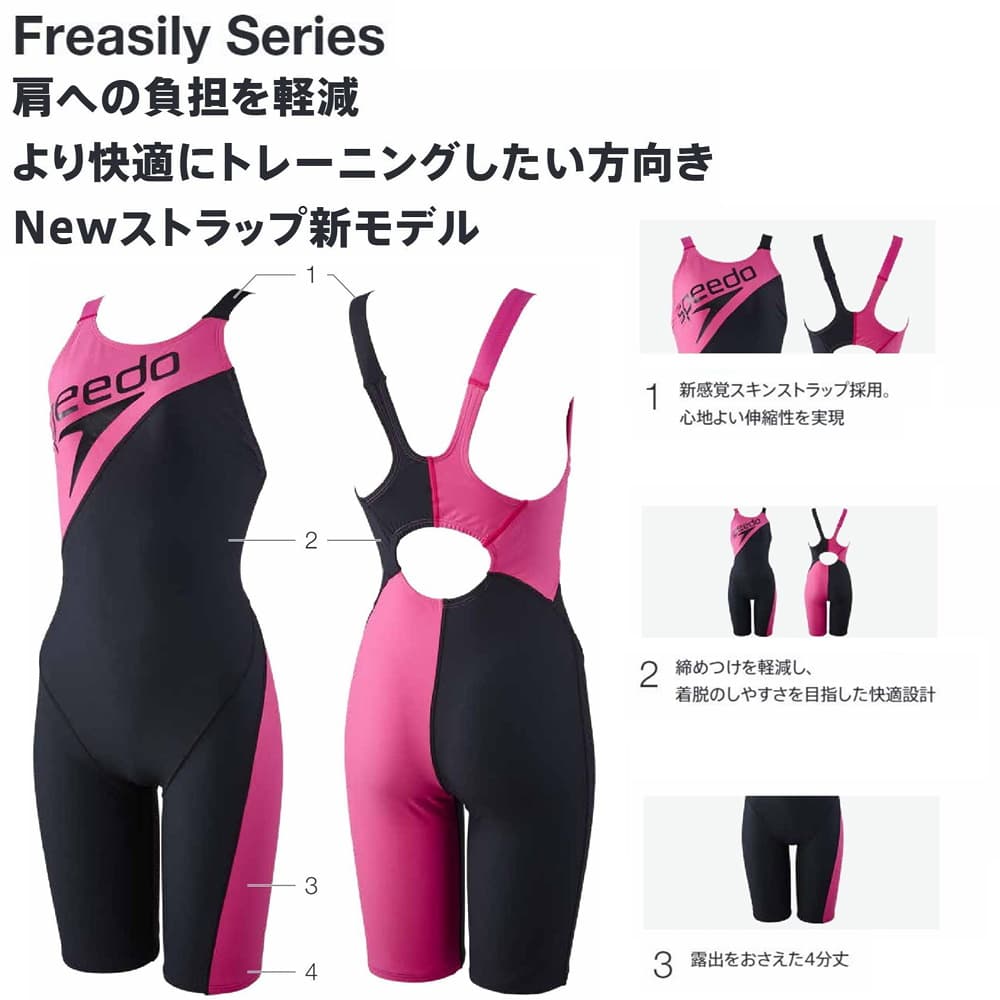 speedo（スピード） 競泳水着 練習用水着 レディース パネルターン