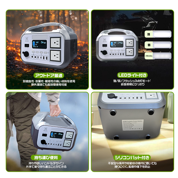 HIKARI レーザー BG 車載用 ポータブル電源 大容量 180000mAh/576Wh