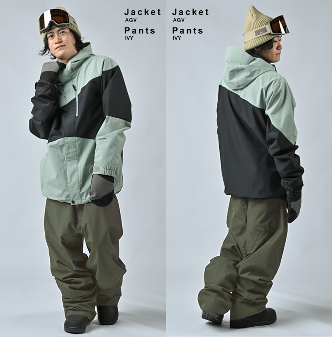 VOLCOM（ボルコム） スノーボードウェア 上下セット メンズ Primry