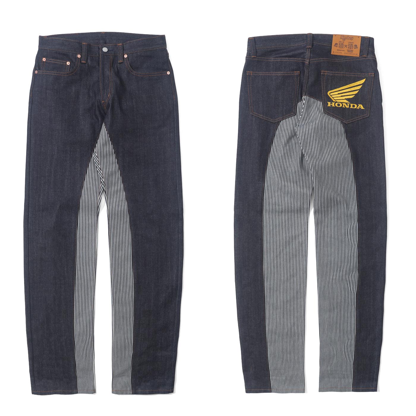 児島ジーンズ 公式通販 HONDA コラボ デニム モンキー コンボパンツ