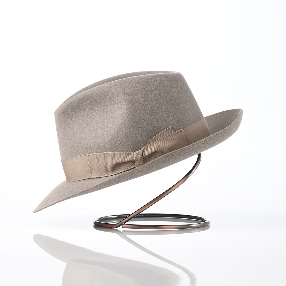 Borsalino（ボルサリーノ） 帽子 中折れハット フェルト帽 軽量 秋冬