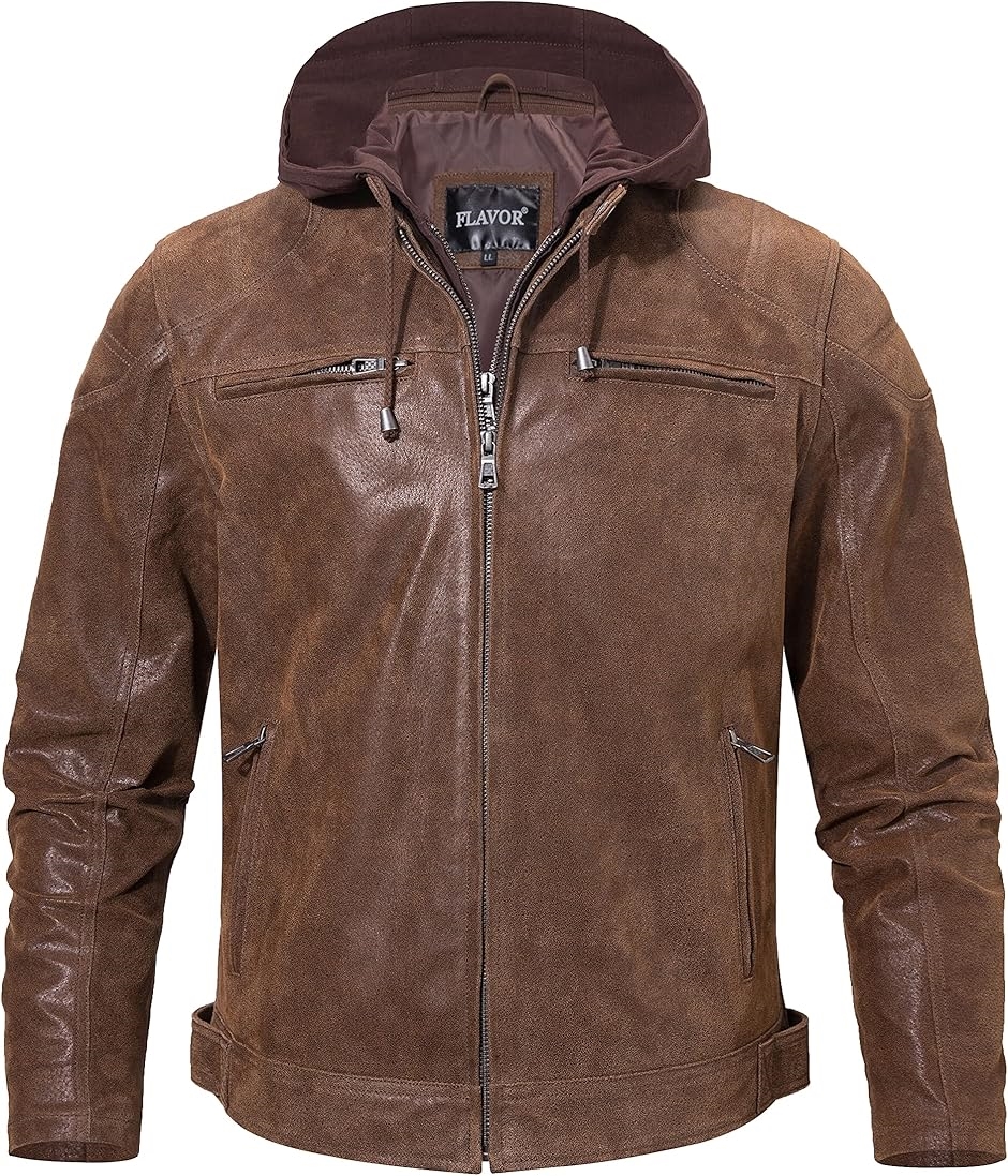 メンズ レザージャケット 革ジャン 本革レザー ライダース コート