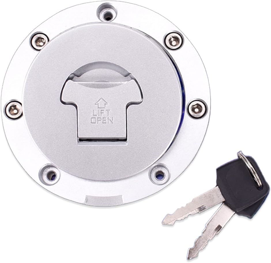 互換品】 社外 燃料 ガソリン タンク キャップ 蓋 汎用 補修 キー 鍵 2