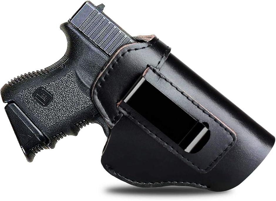 ホルスター ハンドガン 本革 ハンドメイド グロック 他多数適合 レザー