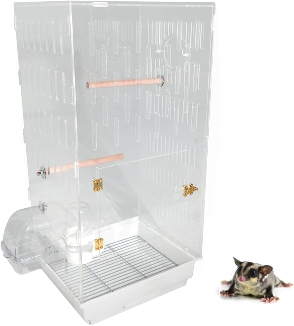 フクロモモンガ 360度見渡せるアクリルルーム 大 ケージ 小動物専用