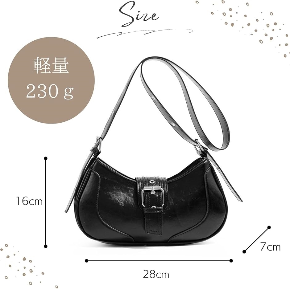 ホーボーバッグ ハーフムーンバッグ ショルダーバッグ シルバーバッグ