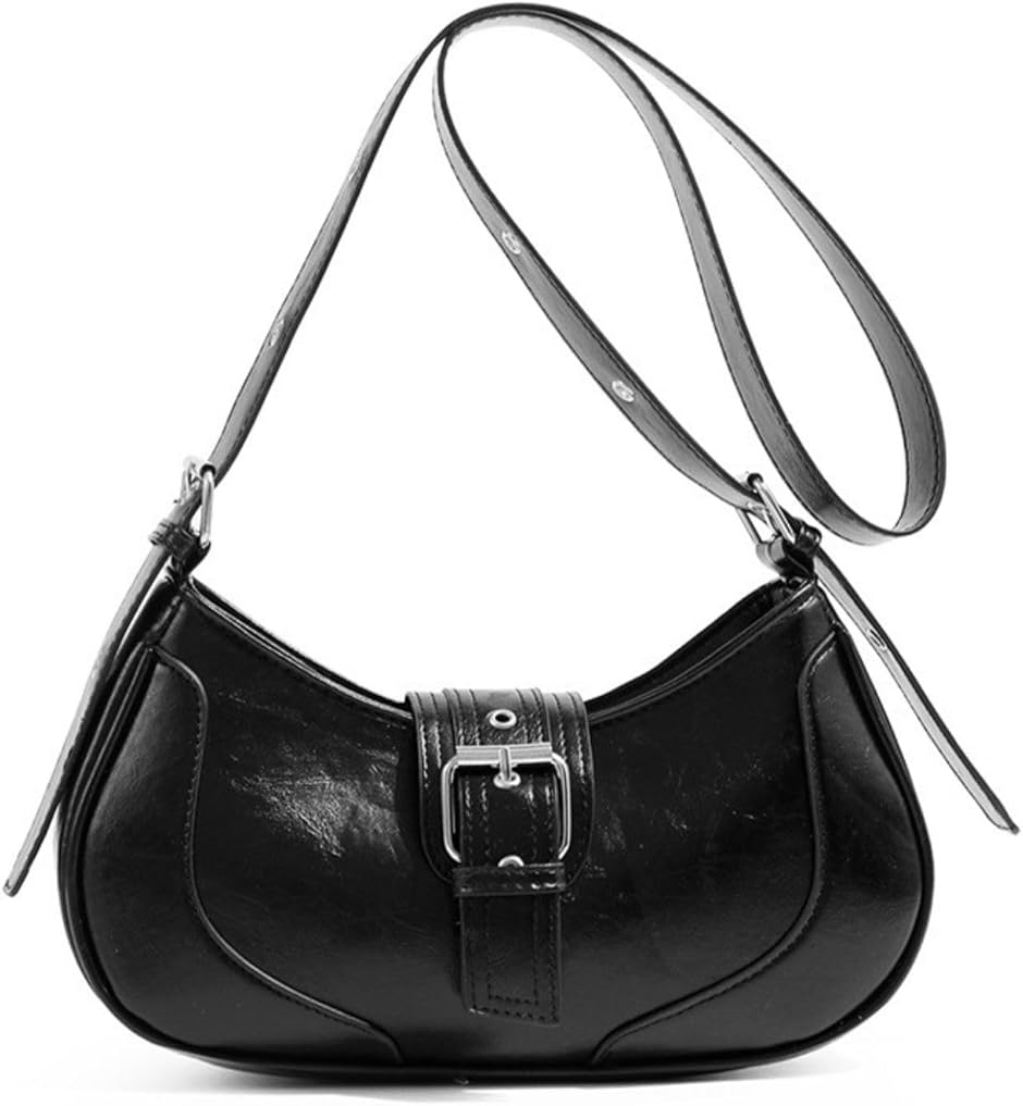 ホーボーバッグ ハーフムーンバッグ ショルダーバッグ シルバーバッグ