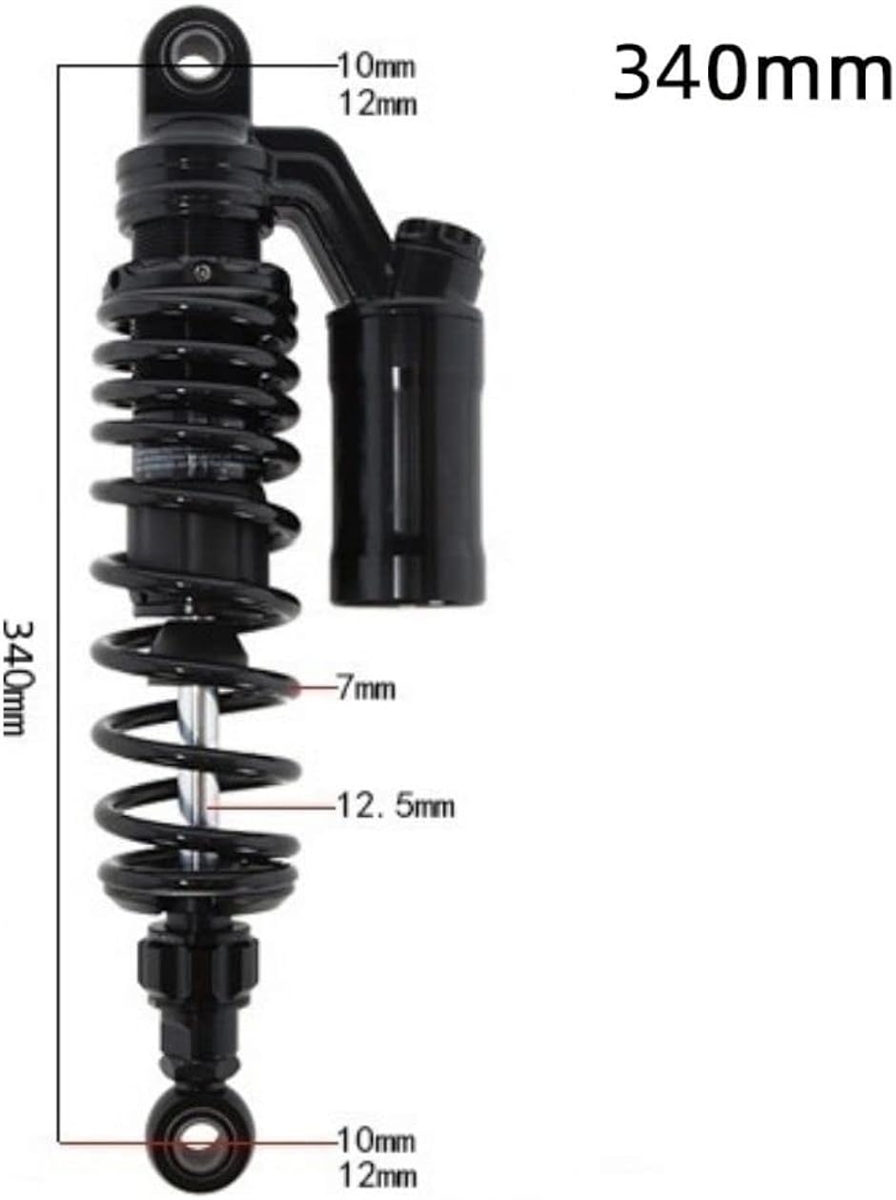 オーリンズタイプ リアサスペンション タンク別体 ショック 黒 2本