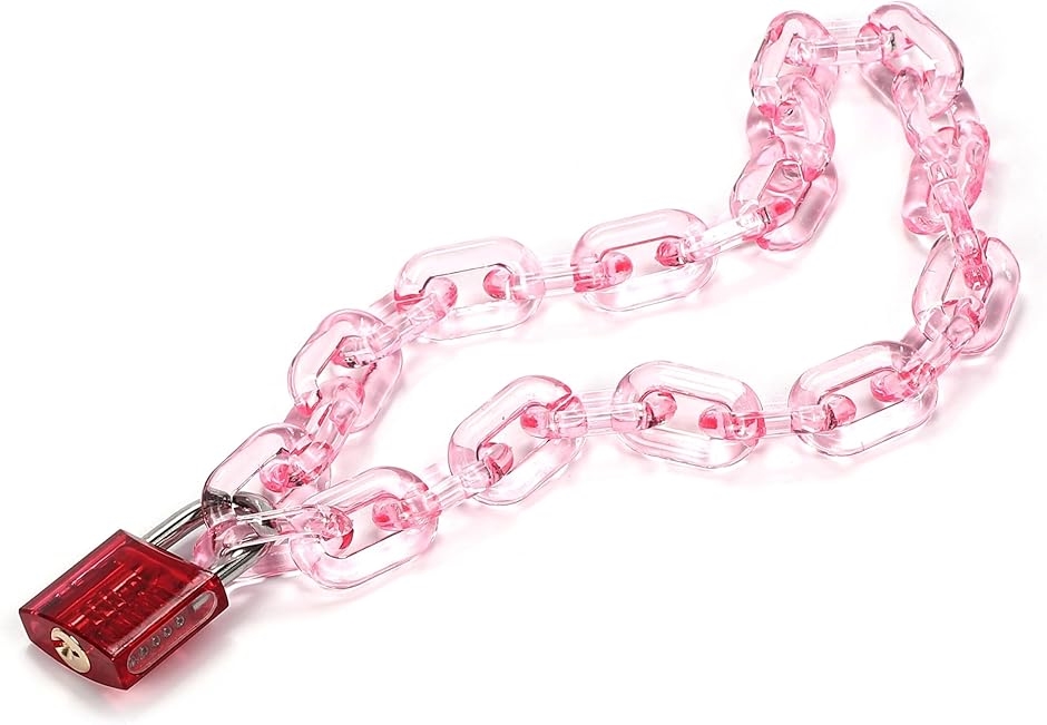 ネックレス 南京錠 サブカル 極太 チェーン サブカル地雷 レディース