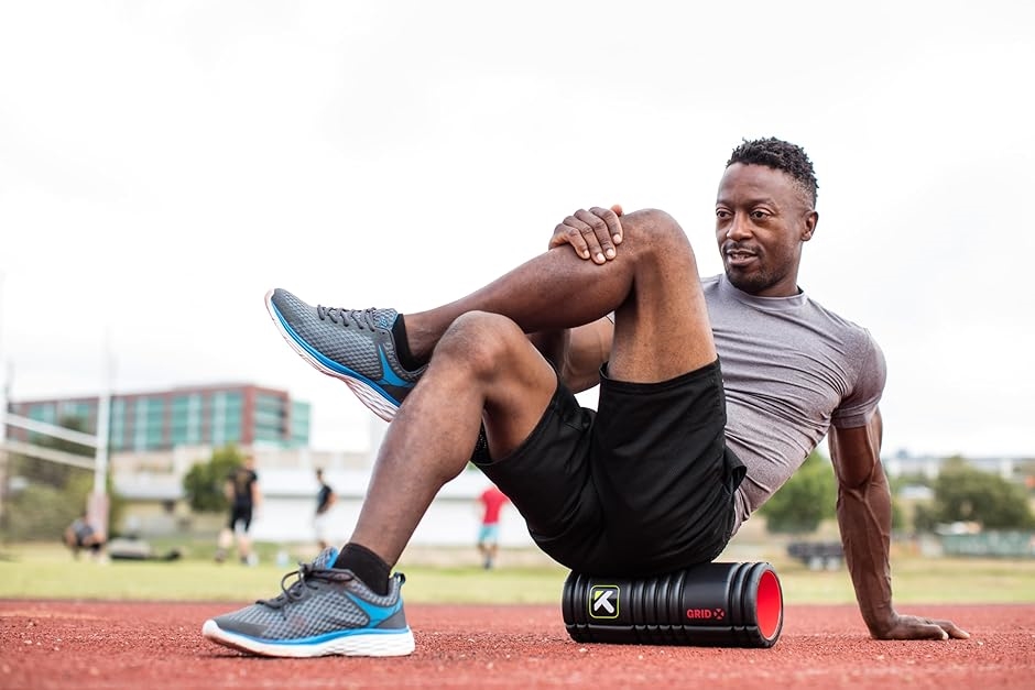 グリッド フォームローラー X ブラック 筋膜リリース マッサージ 硬質