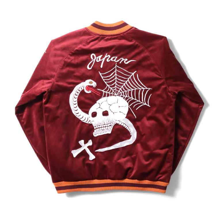 HOUSTON（ヒューストン） 51387 VELVETEEN SOUVENIR JACKET (SKULL
