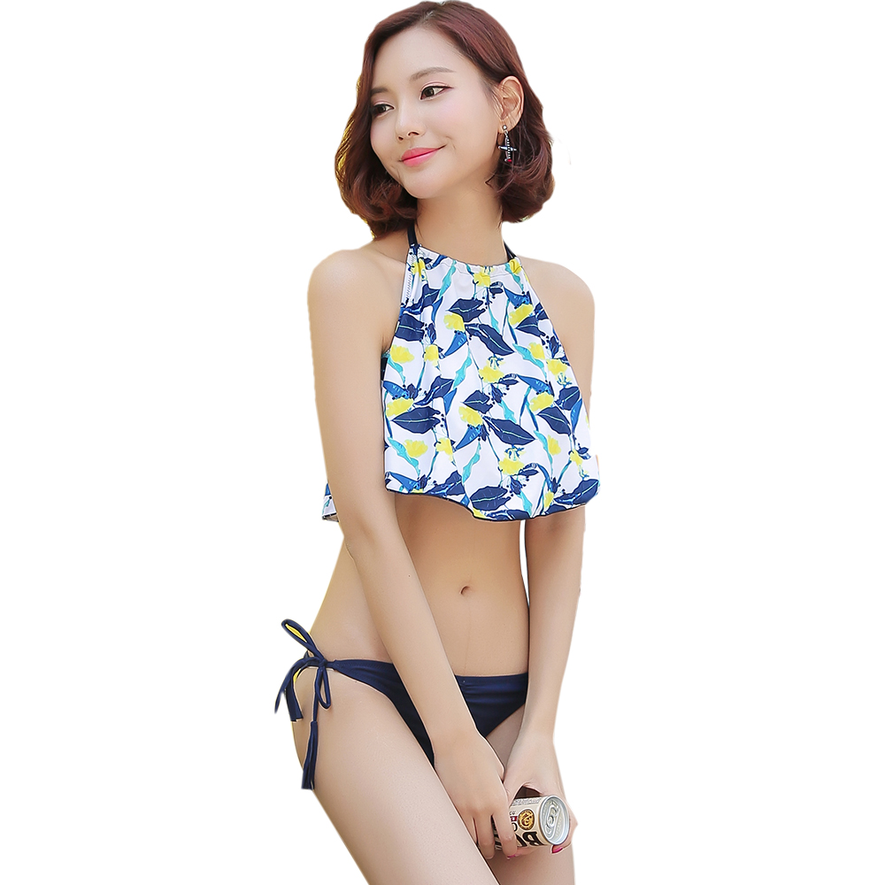 水着 3点セット ビキニ レディース水着 バンドゥビキニ 花柄 フラワー