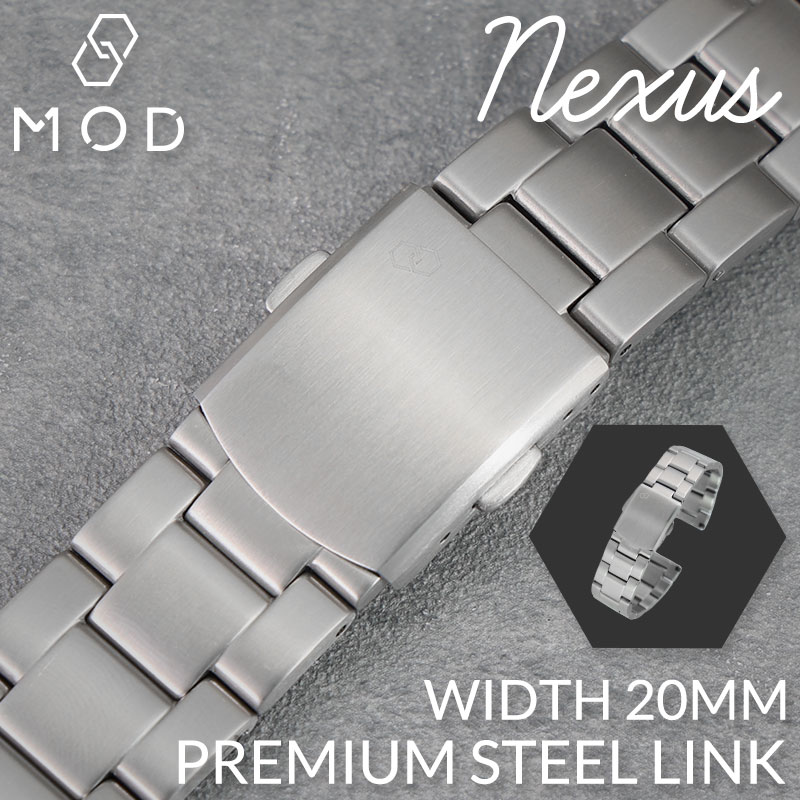 MOD METAL STRAP NEXUS ネクサス メタルバンド ステンレス 時計ベルト