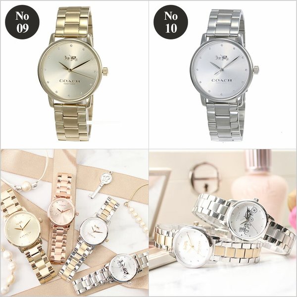 COACH（コーチ） 腕時計 時計 グランド レディース 女性 用 人気