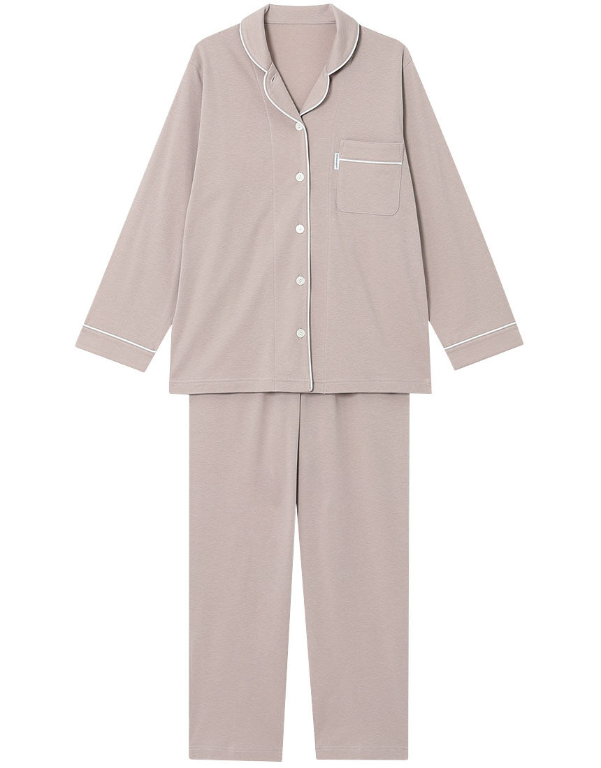 睡眠科学 ワコール レディース パジャマ YDX503 wacoal 長袖 長ズボン