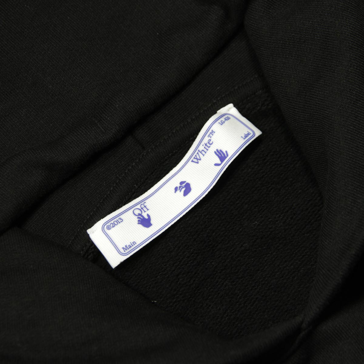 オフホワイト パーカー メンズ 正規品 OFF-WHITE プルオーバーパーカー