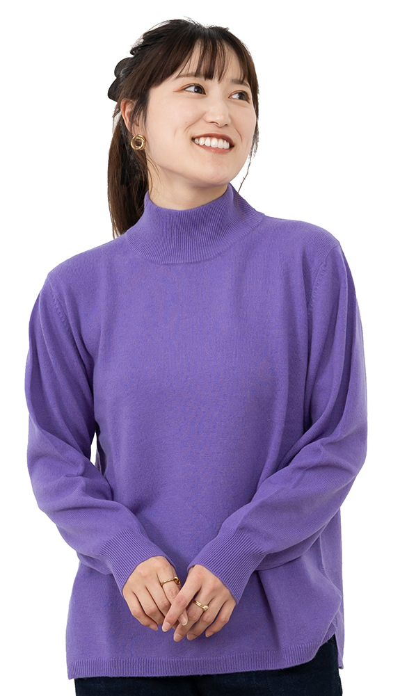 送料無料】【カシミヤ100％試験鑑定証明済】レディース ハイネック