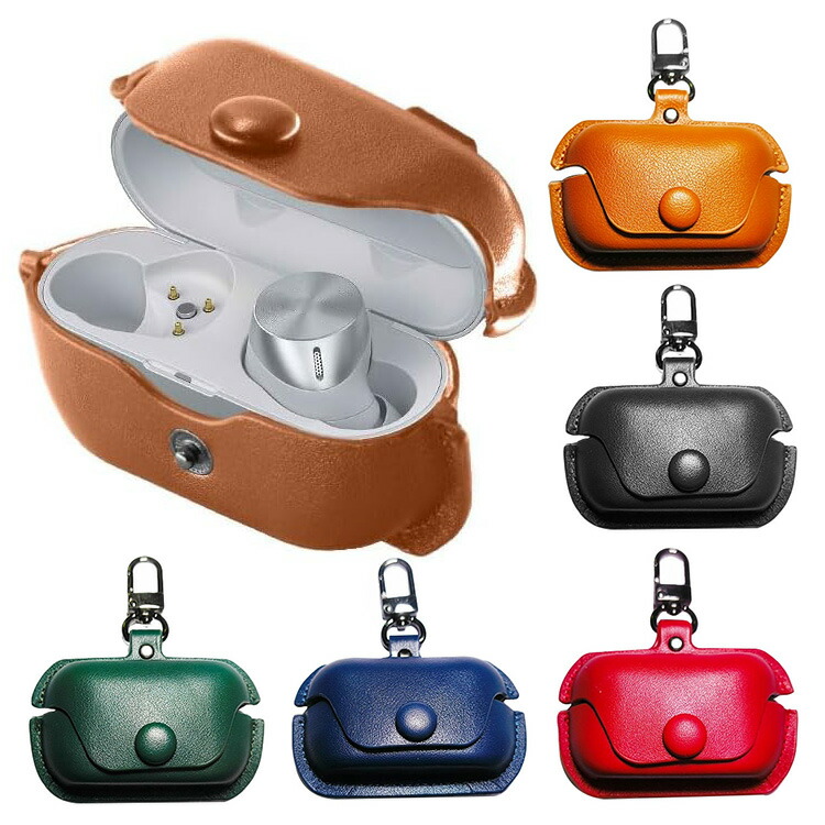 Technics EAH-AZ100 ケース カバー PUレザー シンプル カラビナ付き