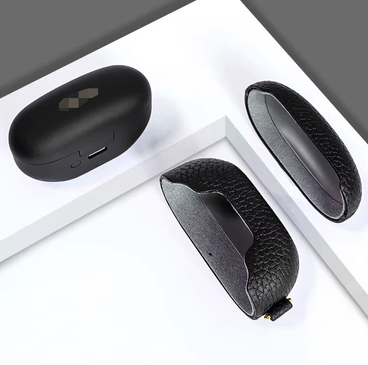 SONY WF-1000XM5 ケース PUレザー カバー 充電穴付き ストラップ付き