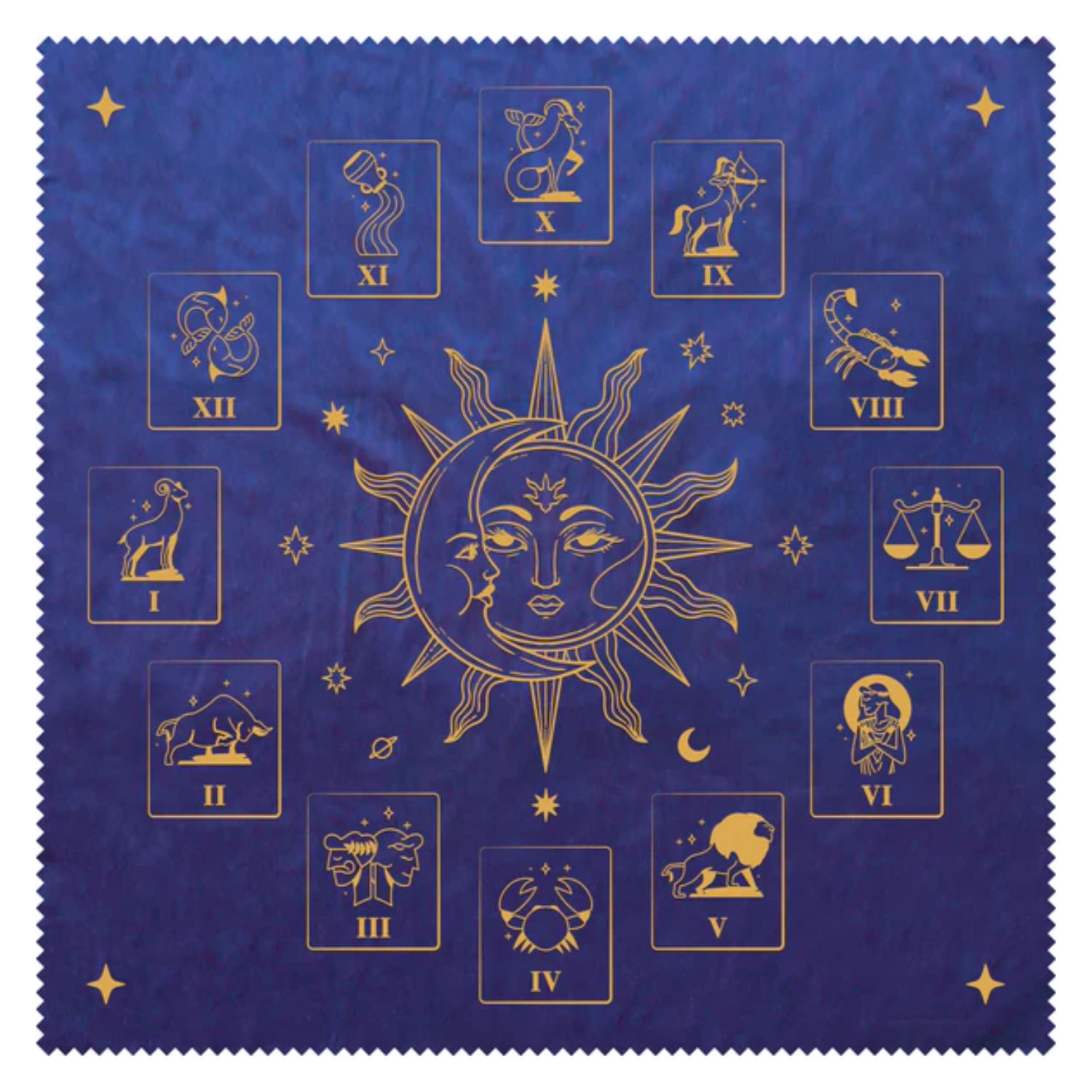 ゾディアック・タロットマット Zodiac - Tarot Mat 50cm×50cm タロット