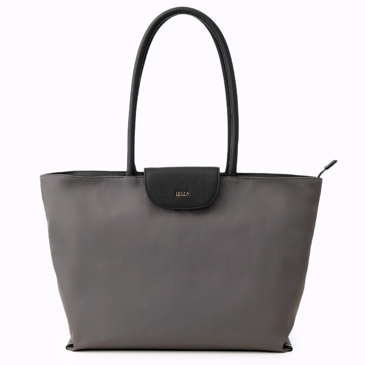 イビサ公式 トート バッグ ナイロン 機能的 本革 レザー ハンドメイド