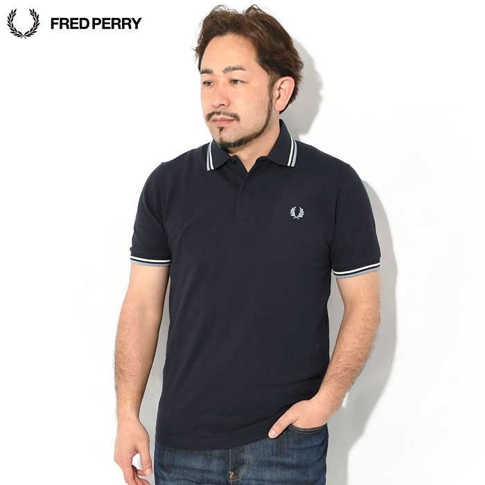 FRED PERRY（フレッドペリー） ポロシャツ 英国製 半袖 メンズ M12