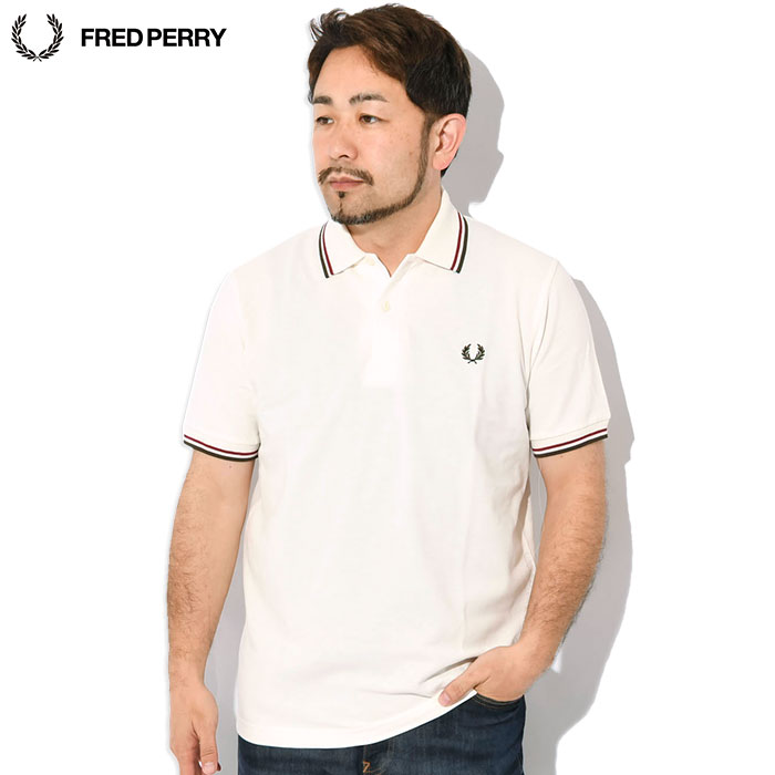 FRED PERRY（フレッドペリー） ポロシャツ 英国製 半袖 メンズ M12