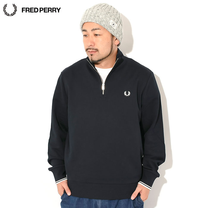 FRED PERRY（フレッドペリー） トレーナー メンズ ハーフ ジップ